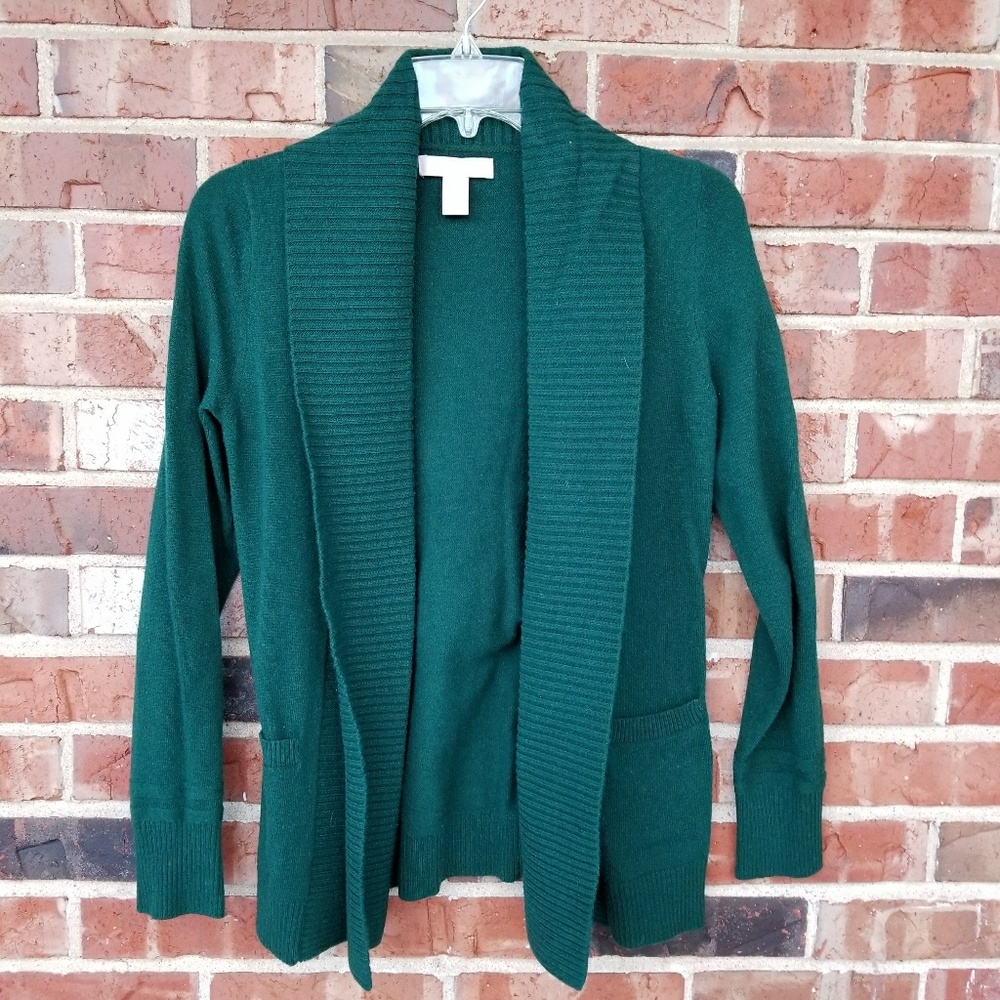 Banana Republic Open Cardigan XS Italian Yarn